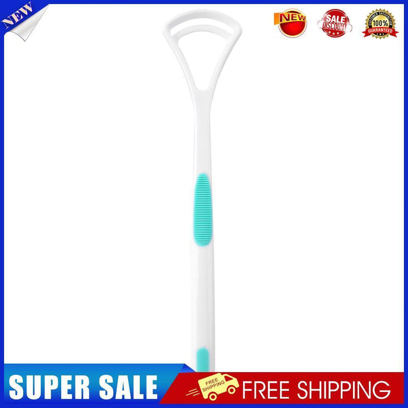Tongue Brush Tongue Scraper Cleaner Oral Care Tongue Cleaning Tool (Green)