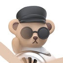 Silicone Car Air Freshener - Cartoon Bear Pilot Modeling Aromatherapy (B)