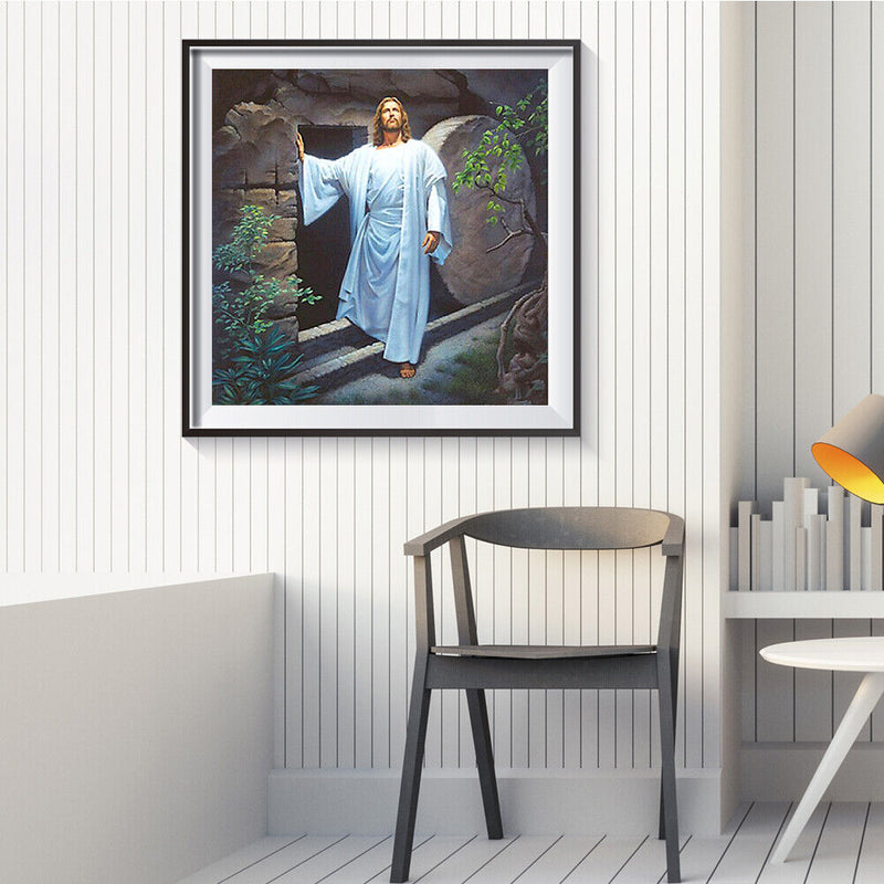 Oil Paint By Numbers Picture DIY Painting Jesus God Acrylic Paint Art Decor
