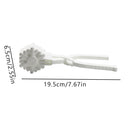 Snowflake Shape Snow Clipper Plastic Simple Operation Winter Fight Sports Toys