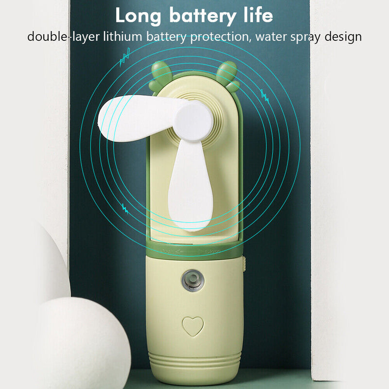 #A Portable Handheld Fan Humidification Water Cooling Fan for Summer Outdoor Tra