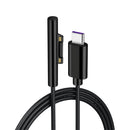 Type-C PD Charging Cable for Microsoft Surface Pro 7 6 5 4 3 (1.5m Black)