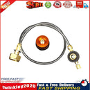 Outdoor Camping Gas Stove Refill Adapter for Long Flat Cylinder Tank (B) Newly