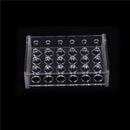 For Testing Tubes 24 Holes Test Tube Rack Holder Storage Plastic Lab. hot.