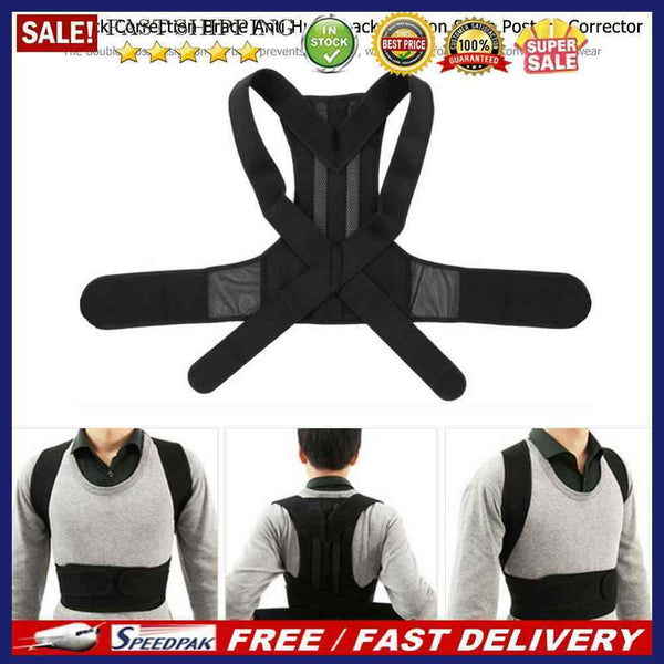 Back Support Posture Corrector Shoulder Brace Correction Belt Spine Fixation