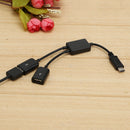 USB 3.1 Type-C OTG HUB Cable 2 in 1 USB C 3.1 Male to Female Plug Cable Hub