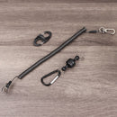 Fish Tackle Tools 8-Shape Buckles Magnet Lanyards Retention Rope Holder Buckle
