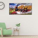 Prairie Train Oil Paint By Numbers DIY Canvas Wall Art Picture Craft Home Decor