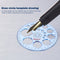 Geometric Template Measuring Ruler Circles Drawing Shape Stencils (1) Newly