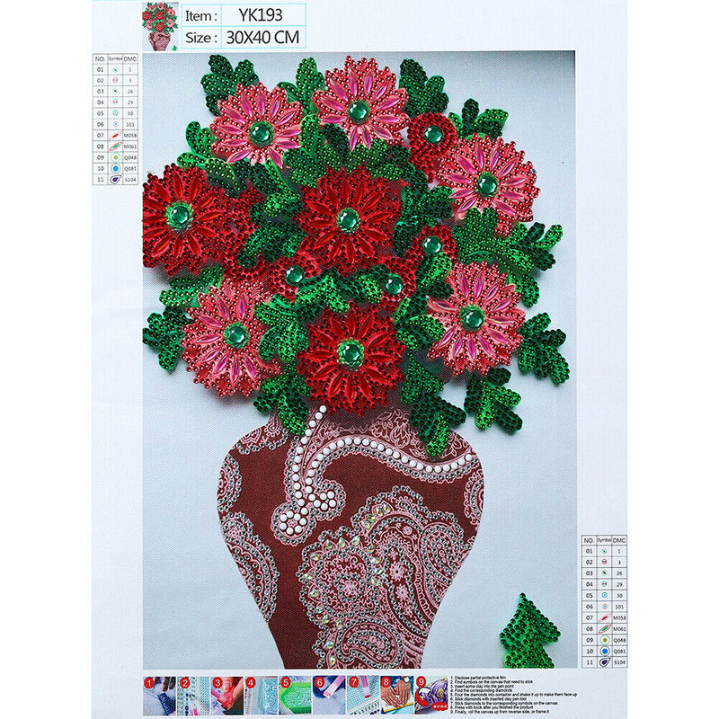 5D DIY Quilling Paper Painting Special Shape Drill Diamond Picture (YK193) Newly