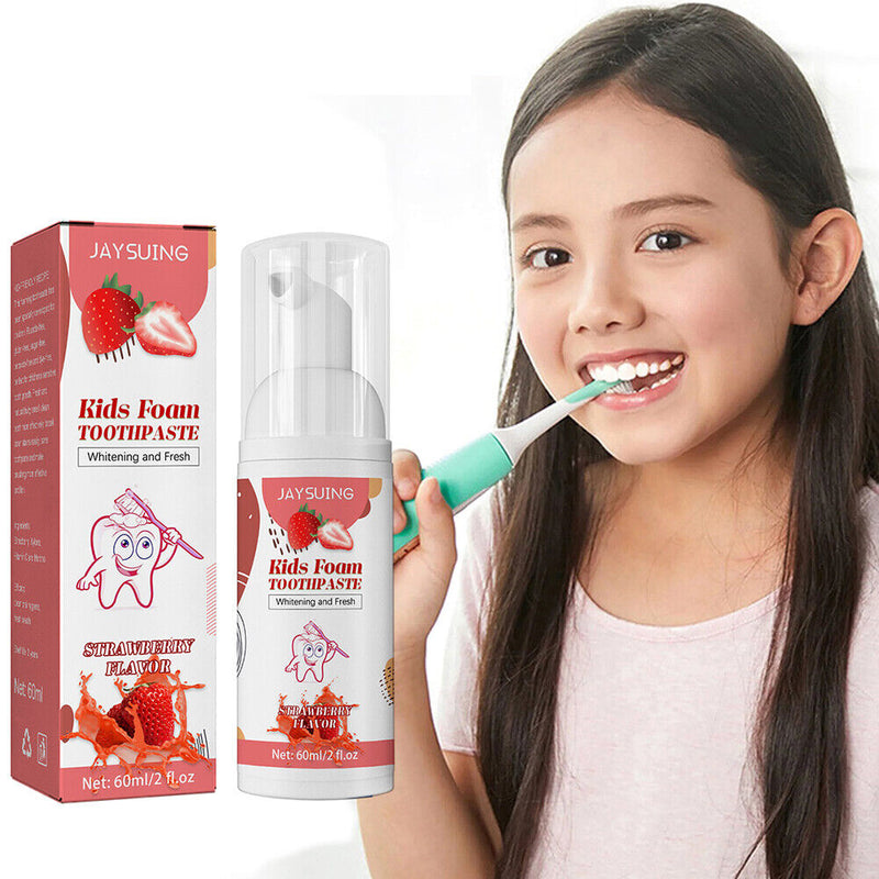 Foam Toothpaste Oral Cleaning Whitening Dental Care Fruit Flavor for Teeth Ca