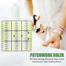 Acrylic Patchwork Ruler Double Color Quilting DIY Sewing Tools (15x15cm) Newly