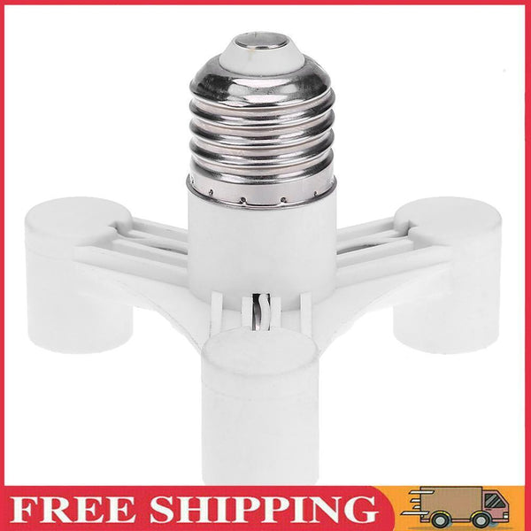 E27 to 3E14 Bulb Light Socket Adapter Splitter Screw Induction Lamp Holder UK