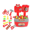 22pcs Portable Simulation Repair Toolbox Kit for Kindergarten Kids Children Toys