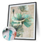 Digital Paint Flowers Painted By Numbers On Canvas Wall