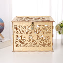DIY Wooden Wedding Card Box Business Card Boxes Party Favor Decor (JM01377)