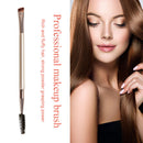 Double-End Makeup Brush Eye Brow Eyelash Soft Lash Brushes Cosmetic Beauty Tool