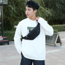 Fashion Fanny Pack Large Capacity Chest Bags Solid Color Multi Pocket for Sports