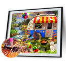 Street View Full Round Drill Diamond Painting Drawing Kit for Home Wall Decors