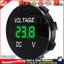 D3 Car Motorcycle DC 12-24V Digital Panel Voltmeter Voltage Meter (Green) Newly