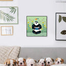 Panda Frameless DIY Oil Paint by Numbers Hand Painted Artwork Gift (S549)