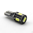 5SMD COB Light Bulbs Dome Map T10 W5W License Plate Light Car LED Reading Bulbs
