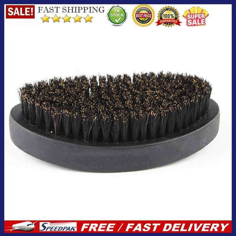 Men Shaving Brush Portable Boar Bristle Beard Brush Facial Beard Cleaning Tool