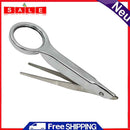 Portable 10X Magnifier Handheld Magnifying Glass with Tweezers Repairing Magnifier