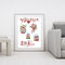 Full Cross Stitch Cotton 14CT Printed Christmas Needle Handmade Craft Kit