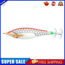 Luminous Artificial Jigs Fishing Lures Cuttlefish Catcher Tackle (Orange Wh