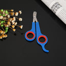 Stainless Steel Pet Nail Toe Scissors Dog Cat Claw Grooming Clipper (Blue) Newly