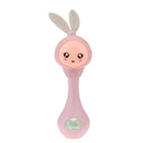 0-12M Baby Cute Hand Bells Rattle Ring Bell Early Educational Toys/Pink Newly
