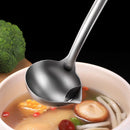 Long Handle Oil Soup Separate Spoon Stainless Steel Oil Filter Scoop Ladle