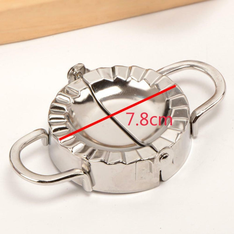 Multifunction Stainless Steel Wraper Dough Presser + Dumpling  DIY Maker Mould