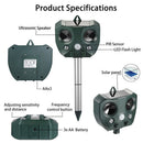 Pest Repellent Bird Cat Dog Scarer Deterrent Ultrasonic Animal Repeller