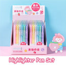 Stationery Graffiti Highlighter Pen Set Key Points Markers Color Pen Eye Care