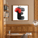 5D DIY Diamond Painting Kits Full Round Drill Ladybug E Mosaic Picture Wall Arts