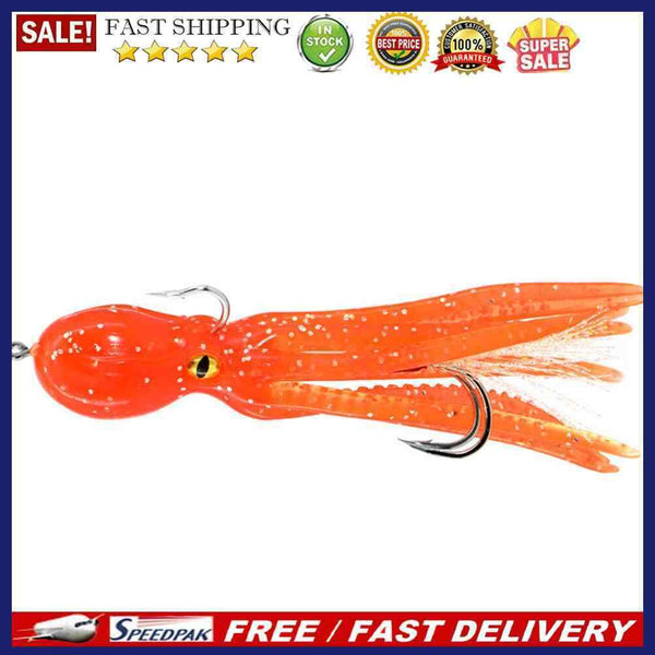 Crankbait Artificial Bait Skirt 11cm 22g Octopus Soft Fishing Lures with Hook