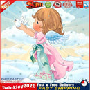 5D DIY Angel Girl Full Round Drill Diamond Painting Kit Mosaic Art Craft Newly