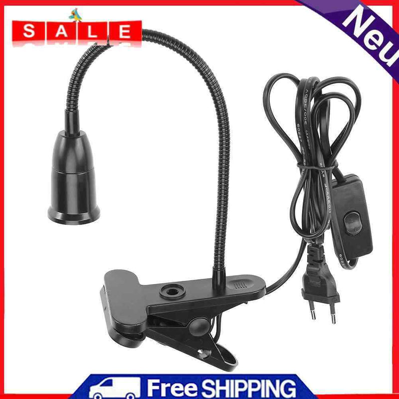 Occasitop 1.7m E27 Clamping Lamp Base EU Male Hanging LED Socket Holder mi