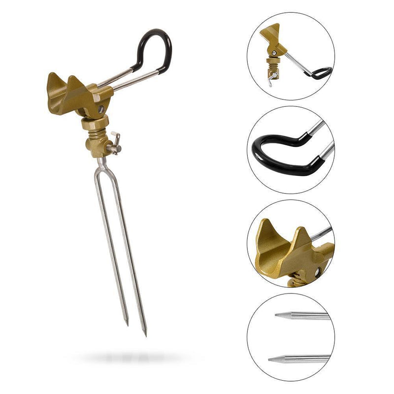 Universal Angle Adjustable Fishing Rod Holder Stand Aluminum Alloy Bracket Newly