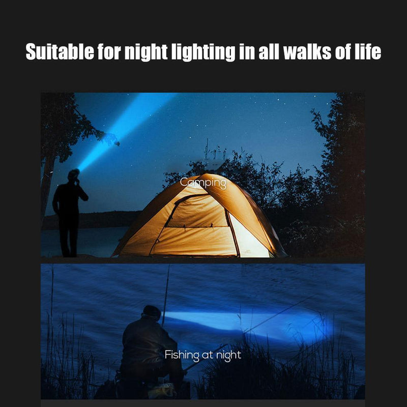350LM LED Headlamp USB Rechargeable Waterproof Outdoor Fishing Headlight