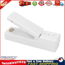Portable Mini Sealing Household Machine Heat Sealer Plastic Capper (White) Newly