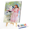 DIY Digital Oil Paint By Numbers Girl Color Drawing Picture Home Decoration Gift