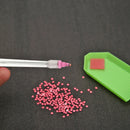 Acrylic Diamond Painting Pen DIY Cross Stitch Point Drill Tool (Pink Pen) Newly