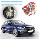 50x EU Classic Car Fuse Kit Plastic+Zinc 5A 8A 16A 25A Torpedo Automotive Fuse
