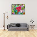 Love Succulent Plants Picture Diamond 5D Drill Round Painting DIY Full Kit
