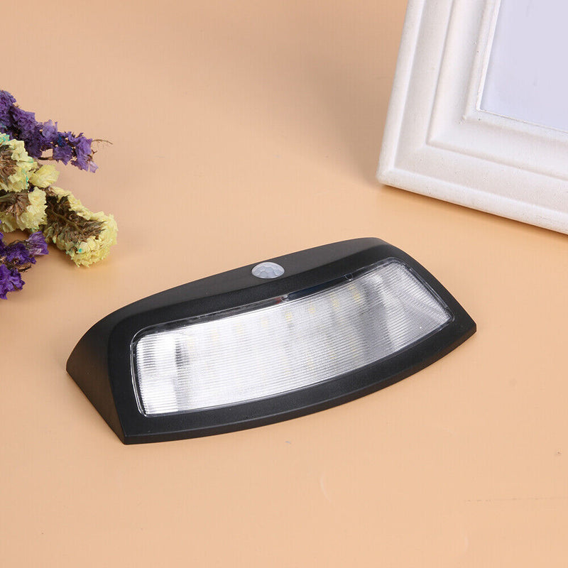 Solar Motion Sensor Light LED Outdoor Wall Lamp for Garden Fence Yard