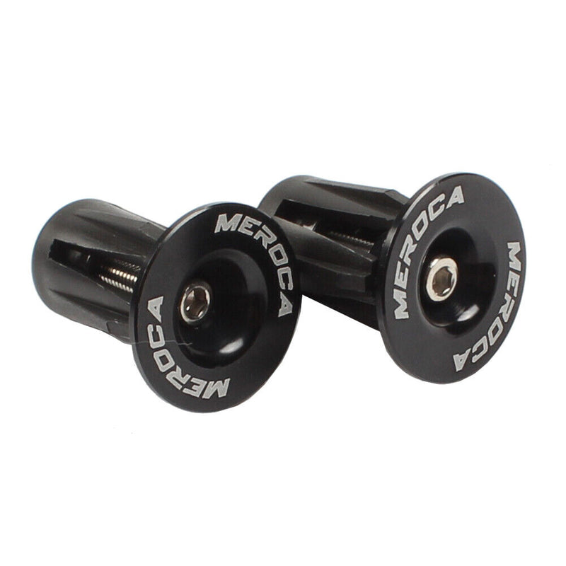2pcs Aluminum Bicycle Bar Grips End Cap Mountain MTB Road Bike Handlebar Pl