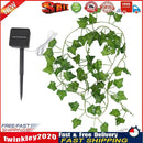 LED Solar Rattan Decorative Light String Outdoor Courtyard Leaf Lamps (B) Newly